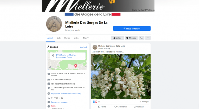 miellerie page facebook