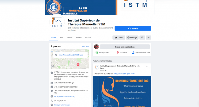 page facebook ISTM