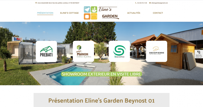 Elinesgarden site vitrine kalitys